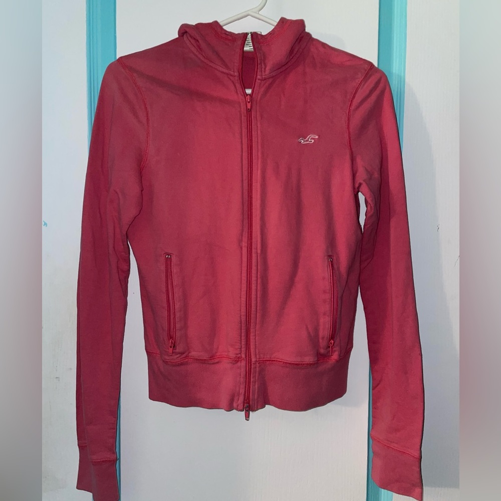 HOLLISTER Hoodie in Pink - Women’s Hoodie [L]